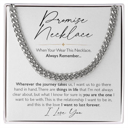 Promise necklace White back 2
