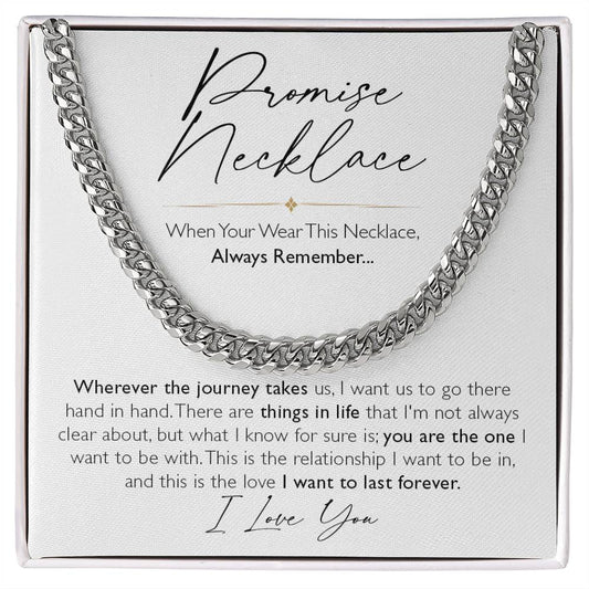 Promise necklace White back 2