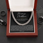 Promise necklace Black back