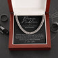 Promise necklace Black back 2