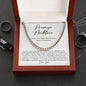 Promise necklace White back